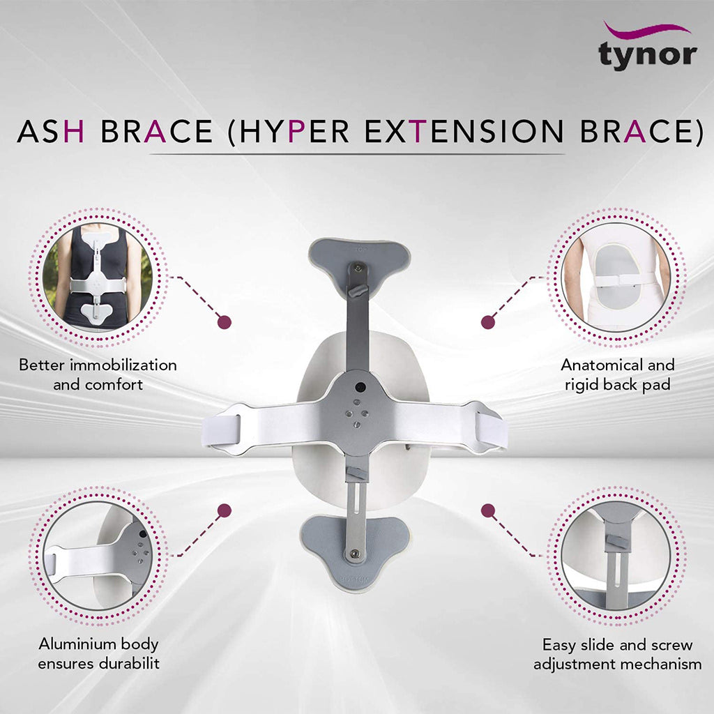 Hyper Extension Brace Ash Brace – نورأدرينالين
