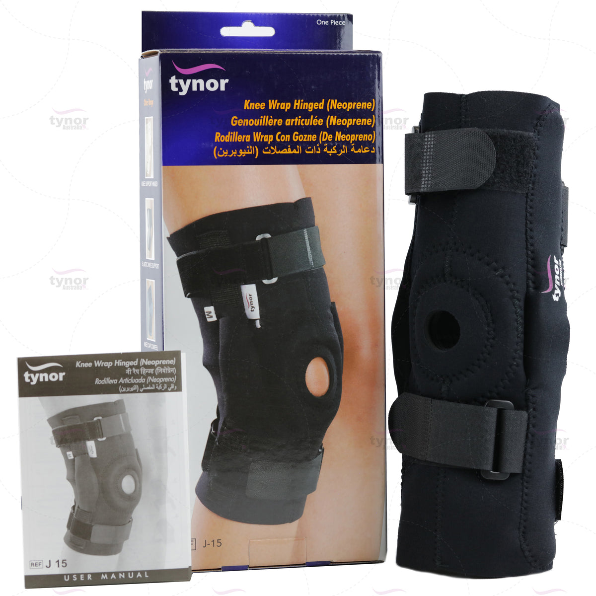 AHS Knee Wrap Hinged (Neoprene)-6